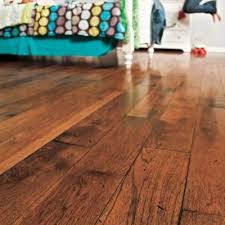 Wood Flooring With An Aged Look Calls For Distressed Hickory Or Handscraped White Oak Best Wood Flooring Hardwood Floors Distressed Wood Floors