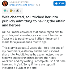 Not sure where you both fall in age pretending that she never cheated on you will not fix the problems in your marriage. Guy S Wife Cheats On Him With Her Professor He Tricks Her Into Thinking She Has Herpes And She Outs Herself Fail Blog Funny Fails