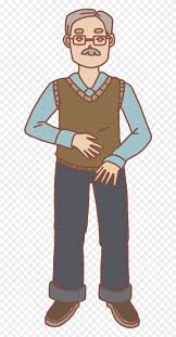 The sea hag is one of the central enemies of popeye the sailor. Hand Drawn Cartoon Old Man Grandfather Png And Psd Old Man Cartoon Png Clipart 4971215 Pinclipart