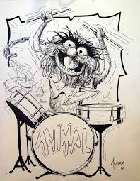 Pin By Mark Ulrich On It S An 80 S Thing Animal Sketches Animal Muppet Drums Art