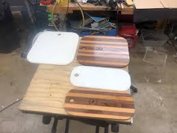 custom rv sink cover/ cutting boards