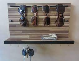 Sunglass Rack Sunglass Organizer Key Holder Shelf Etsy Sunglass Organizer Sunglass Rack Organization