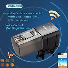 Londafish Aquarium Wi Fi Fish Feeder Automatic Fish Feeders Auto Fish Food Timer Feeder For Fish Tank Automatic Fish Feeder Fish Feeder Fish Feeders