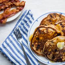 Try something healthier than bacon grease which is loaded with carcinogenic preservatives and salt. Chocolate Chip Pancakes Cooked In Bacon Fat Okay Bon Appetit