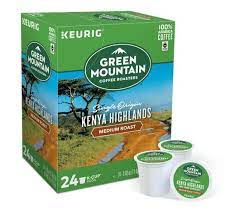Green Mountain Coffee Roasters Kenya Highlands K Cup Coffee 24 Count Box In 2021 Green Mountain Coffee K Cups Mountain Coffee