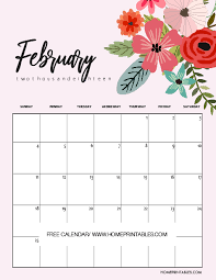 February was not originally month of roman calendar. Free February 2018 Calendars February Calendar Print Calendar Cute Calendar