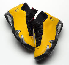 Air jordan 14 black suede ferrari jul 14, 2014 could we potentially be seeing an upcoming air jordan 14 ferrari pack. Air Jordan 14 Reverse Ferrari University Gold Black University Red Bq3685 706 Release Date Sbd Air Jordans Jordan 14 Jordans