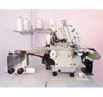 Automatic Round Neck Rib Knit Collar Attaching Machine ...