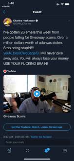 What will cardano be used for? A Direct Tweet From Charles Hoskinson Warning Cardano Holders About Youtube Scammers Must Read Cardano