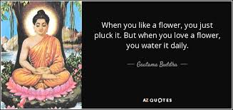 List 100 wise famous quotes about love flowers: Gautama Buddha Quote When You Like A Flower You Just Pluck It But