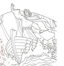 Jesus stills the storm coloring page. Jesus Stills The Storm Coloring Pages Sketch Coloring Page Free Coloring Library