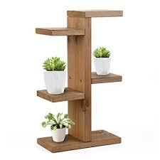 Plant Stand Trietree Solid Wooden Multilayer Flower Display Shelf Tabletop Flower Stand Storage Ra Wooden Plant Stands Plant Shelves Wooden Plant Stands Indoor