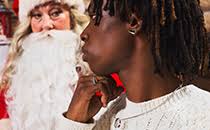 Women's Midi dress in treated wool-blend knit