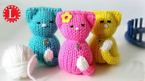 Loom Knitting Toy Tiny Kitty C Kedi Orgu Modelleri Amigurumi Ve Oya
