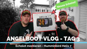 Humminbird helix 7 chirp mega si gps g3 geber. Angelboot Vlog Tag 3 Echolot Montieren Humminbird Helix 7 Chirp Mega Si Gps G3 Youtube