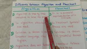 Key differences between algorithm and pseudocode. Difference Between Algorithm And Flowchart With Example Comparison Flowchart Algorithm In Hindi Youtube
