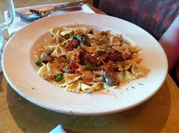 This site might help you. Farfalle Pasta With Chicken Roasted Garlic Lunch Portion Picture Of The Cheesecake Factory Orlando Tripadvisor