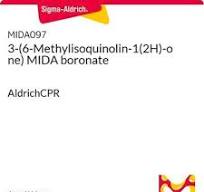 3-(6-Methoxylisoquinolin-1(2H)-one) MIDA boronate AldrichCPR ...