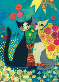 Flowerbed 1000 Pieces Heye Puzzle Warehouse Cat Art Cute Art Cat Colors