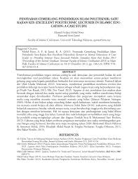 Jawatan kosong pensyarah kolej komuniti 2018 j kosong r. Pdf Pensyarah Cemerlang Pendidikan Islam Politeknik Satu Kajian Kes Excellent Polytechnic Lecturer In Islamic Education A Case Study