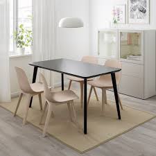 Lisabo Idolf Tisch Und 4 Stuhle Schwarz Schwarz Ikea Osterreich In 2020 Ikea Chair Table