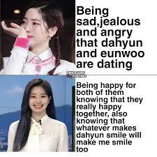 One of the most sought after idols these days is none other than astro's cha eunwoo and twice's dahyun! Dahyun And Eunwoo Dating R Twicememes