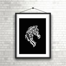 تصميم اسم على شكل خيل Mezan