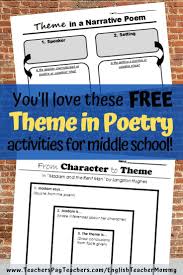 Madam And The Rent Man Langston Hughes Poem Characterization And Theme Poetry Activities Poetry Middle School Free Poetry Activities