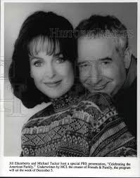 1987 Press Photo Jill Eikenberry & Michael Tucker in Celebrating American  Family