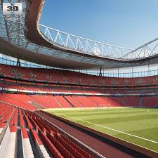 3d Model Of Emirates Stadium In 2020 Scene Setup 3d Model Stadium