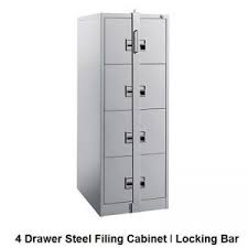4 drawer locking file cabinet, bisley orange 2 3 drawer locking filing cabinets the container store. 4 Drawer Metal Filing Cabinet Lock Bar Lcf Furniture Store