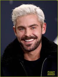 Zac Efron Debuts Bleached Blonde Hair At Sundance Film Festival 2019 Bleach Blonde Zac Efron Bleach Blonde Hair