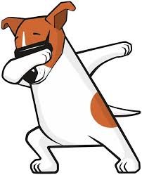 Dabbing Dog Funny Cartoon Dab Dance Jack Russell Terrier Jrt Sticker By Iclipart Jack Russell Cartoons Dabbing Jack Russell Dogs