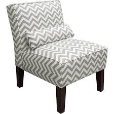 Carson Upholstered Accent Slipper Chair Grey And White Chevron Meijer Com Upholstered Chairs Furniture Furniture Fabric