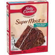 Quick and easy 7 up cake recipe with cake mix, homemade with simple ingredients and lemon glaze. Betty Crocker Super Moist Favorites Butter Recipe Chocolate Cake Mix Bettycrocker Com