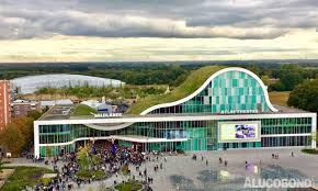 Emmen has seen significant growth in the last 150 years. Unique Combination Of Theatre And Zoo Project Emmen Theatre And Zoo Entrance Emmen The Netherlands Architects Henning Lar Alucobond Facade Zoo Project