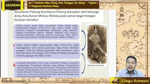 1) berikut merupakan negeri yang mengamalkan sistem perwarisan takhta, kecuali a) pahang b) perak c) selangor d) terengganu 2) waris kesultanan terengganu digelar_______________. Topik 07 Kesultanan Melayu Pahang Perak Terengganu Dan Selangor Jom Tuisyen