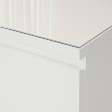 Malm Glass Top White 63x18 7 8 Ikea In 2020 Malm Glass Top Ikea Malm
