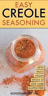 This Easy Creole Seasoning Recipe Is A Must Have Spice Mix You Only Need A Few Ingredients And 5 Minutes To M Creole Seasoning Seasoning Recipes Spice Recipes