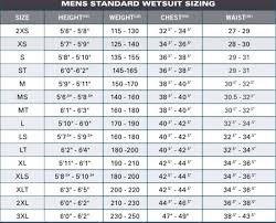 O Neill Womens Wetsuit Size Chart Oneill Wetsuit Size Chart