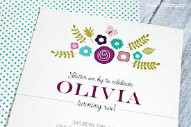 Butterfly garden 1st birthday invitation. Printable Butterfly Birthday Invitation Inspiration Made Simple