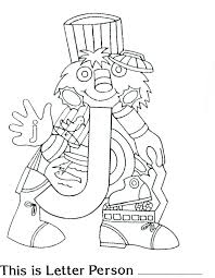 This Is Letter People Coloring Page 28806 You Can Download And Print Letter People Coloring Page 28806 U Letter People People Coloring Pages Preschool Letters