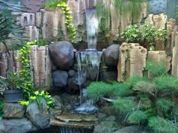 Air Terjun Minimalis Tukang Taman Desain Kebun Modern Taman Kontemporer Desain Taman