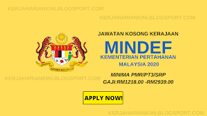 Search results for kementerian pertahanan logo vectors. Jawatan Kosong Kerajaan Kementerian Pertahanan Malaysia Mindef 2020 Minima Pmr Pt3 Srp Jobs Malaysia Terkini