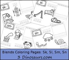 These free bible coloring pages for kids will help teach some of the most popular and important stories in the bible. Free Blends Coloring Pages Sk Sl Sm Sn 3 Dinosaurs
