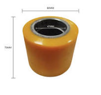 Roda de Carga Pu Paleteira Manual/Empilhadeira NTH/NTS/NTE (80x70x47mm)