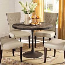 251 First Fulton Brown 40 Inch Pine Wood Top Dining Table Bellacor In 2020 Round Wood Dining Table Industrial Dining Table Industrial Modern Dining Table