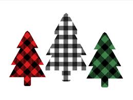 Buffalo Plaid Christmas Trees Graphic By Thesmallhouseshop Creative Fabrica