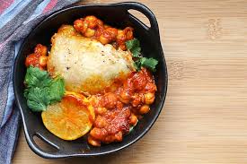 2 or 3 small firm patty pan squash Easy Roasted Moroccan Harissa Chicken With Chickpeas