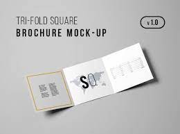 It's quite common as marketing material, so from time to time you need to create such design. Square Tri Fold Brochure Mockup